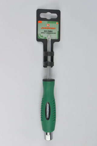 JONNESWAY - D70P175 - HER-JW-3900 - HERRAMIENTA MANUAL - DESATORNILLADORES - DESATORNILLADORES PHILLIPS - DESATORNILLADOR PHILLIPS CON HEXAGONO PARA IMPACTO - PH1 X 175 MM - PH1 X 175 MM