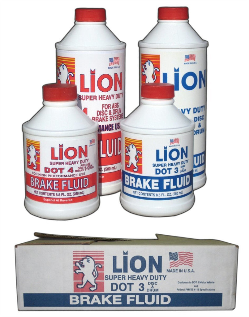 LION - BF-521 - ATC-LN-1003 - AUTOMOTRIZ CONSUMIBLES - LUBRICANTES Y LIQUIDO FRENOS - LIQUIDOS FRENOS - LIQUIDO DE FRENOS DOT 4 16 OZ