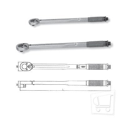 JONNESWAY - T06320N - HER-JW-3002 - HERRAMIENTA MANUAL - TORQUIMETROS Y HERRAMIENTAS DE TORQUE - TORQUIMETROS (LLAVES DE TORQUE) - LLAVE DE TORQUE ESPIGA 1/2" RANGO 40-210NM