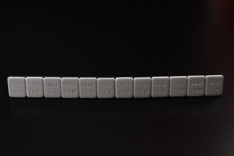 TAITEC - TWB-020 - ATC-TA-1100 - AUTOMOTRIZ CONSUMIBLES - CONTRAPESAS PARA BALANCEAR - CONTRAPESAS PARA BALANCEAR - CONTRAPESAS ADHESIVAS DE ZINC EN 1/4 ONZA EN CAJA CON 624 UNIDADES