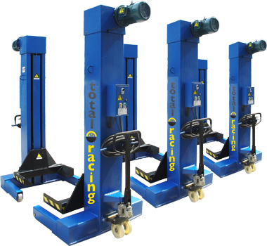 TOTAL RACING - F7.5-6 - ATE-TR-1438 - AUTOMOTRIZ EQUIPO - ELEVADORES - ELEVADORES MOVILES - ELEVADOR MOVIL PARA CAMIONES 45 TONELADAS 12 TORRES