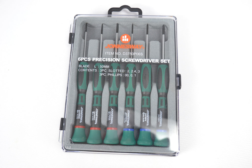 JONNESWAY - D3750P06S - HER-JW-4400 -  - DESATORNILLADORES -  - JUEGO DE DESATORNILLADOR RELOJERO 6 PIEZAS