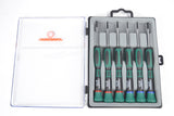 JONNESWAY - D3750P06S - HER-JW-4400 - HERRAMIENTA MANUAL - DESATORNILLADORES - JUEGOS DESATORNILLADORES Y PUNTAS - JUEGO DE DESATORNILLADOR RELOJERO 6 PIEZAS
