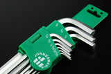 JONNESWAY - H05SM209S - HER-JW-1915 -  - LLAVES -  - JUEGO DE LLAVES ALLEN 1/16" - 3/8" 9 PIEZAS