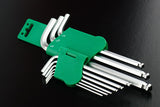 JONNESWAY - H05SM209S - HER-JW-1915 -  - LLAVES -  - JUEGO DE LLAVES ALLEN 1/16" - 3/8" 9 PIEZAS