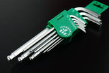 JONNESWAY - H05SM209S - HER-JW-1915 -  - LLAVES -  - JUEGO DE LLAVES ALLEN 1/16" - 3/8" 9 PIEZAS