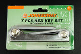 JONNESWAY - H01M07SF - HER-JW-1911 -  - LLAVES -  - JUEGO DE LLAVES ALLEN 2.5-10 MM TIPO CUCHILLA