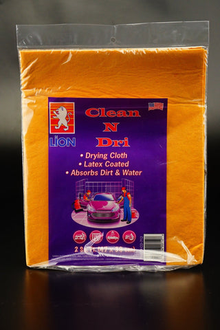 LION - CD-712 - ATC-LN-1045 - AUTOMOTRIZ CONSUMIBLES - PRODUCTOS DE LIMPIEZA, CERAS Y SHAMPOOS - ACCESORIOS PARA LIMPIEZA - TELA PARA SECAR Y LIMPIAR 48 X 38CMS