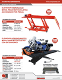 TOTAL TOOLS - JMML-1000MT - ATH-TT-1071 -  - ELEVADORES -  - ELEVADOR HIDRONEOMATICO PARA MOTOCICLETAS Y CUADRACICLOS CAPACIDAD 1500 LBS