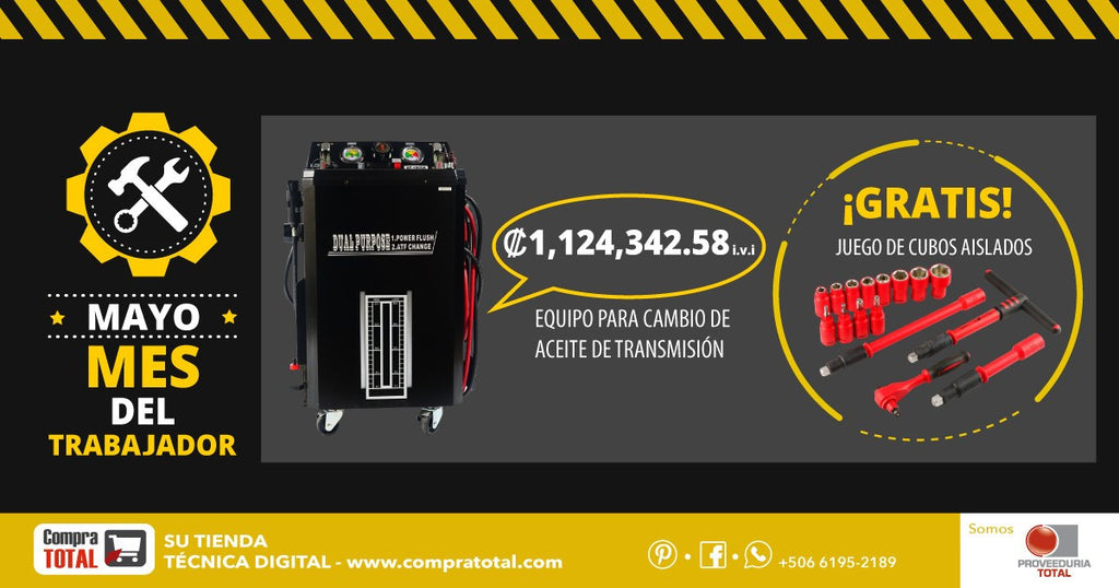 TOTAL RACING - AT1000A - ATE-TR-1560 - AUTOMOTRIZ EQUIPO - RECIRCULACION DE LIQUIDOS Y FLUIDOS - RECIRCULADORES DE LIQUIDOS Y FLUIDOS - EQUIPO PARA CAMBIO DE ACEITE DE TRANSMISION