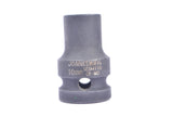 JONNESWAY - S03A4232 - HER-JW-2562 -  - CUBOS Y ACCESORIOS -  - CUBO IMPACTO CORTO ESPIGA 1/2" 6 PUNTOS - 10 MM X 38 MM - 10 MM X 38 MM