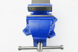 TOTAL TOOLS - H0605 - HER-TT-1012 -  - PRENSAS Y SARGENTOS -  - PRENSA DE BANCO GIRATORIA CON YUNQUE - 4" - 4"