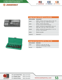 JONNESWAY - S06A408S - HER-JW-2670 -  - CUBOS Y ACCESORIOS -  - JUEGO CUBOS TORX IMPACTO ESPIGA 1/2" T30-T70 8 PIEZAS