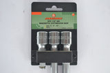JONNESWAY - S42M403S - HER-JW-5493 - HERRAMIENTA MANUAL - CUBOS Y ACCESORIOS -  - JUEGO DE EXTENSIONES MAGNETICAS ESPIGA DE 3 PIEZAS - 3/8" - 3/8"