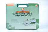 JONNESWAY - S04H52482S - HER-JW-2110 -  - CUBOS Y ACCESORIOS -  - JUEGO DE CUBOS Y LLAVES EN MM EN ESTUCHE 82 PIEZAS