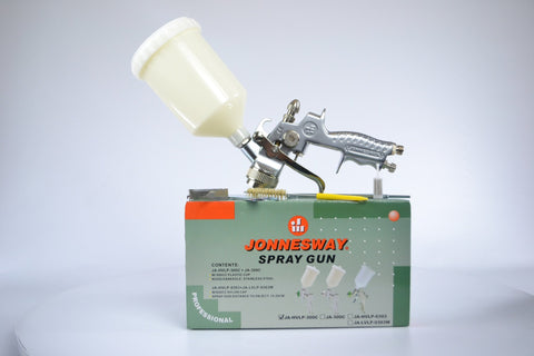 JONNESWAY - JA-HVLP-300C - HER-JW-5201 - AIRE COMPRIMIDO - HERRAMIENTA NEUMATICA - PISTOLAS PARA LAVAR-PINTAR-SOPLAR - PISTOLA PARA PINTAR POR GRAVEDAD CAPACIDAD DE 300 CC BOQUILLA DE 1.3 MM