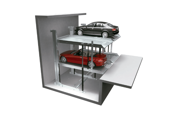 MUTRADE - PTPP-2 - ATE-ME-1003 - AUTOMOTRIZ EQUIPO - ELEVADORES - ELEVADORES PARA PARQUEO - ELEVADOR DE 2 POSTES PARA FOSA SUBTERRANEA PARA PARQUEO DE 20.000 KILOS