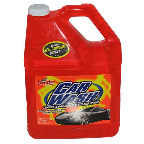 TURTLE WAX - T81 - ATC-TX-1039 - AUTOMOTRIZ CONSUMIBLES - PRODUCTOS DE LIMPIEZA, CERAS Y SHAMPOOS - SHAMPOOS PARA AUTOS - SHAMPOO CON CARNAUBA 128 OZ / 1 GAL