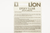 LION - ES-50 - ATC-LN-1062 -  - ADHESIVOS, PEGAMENTOS Y EPOXICOS, SILICONES -  - ADHESIVO EPOXICO TRANSPARENTE CON JERINGA