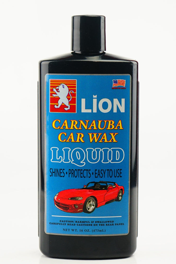 LION - CW-328 - ATC-LN-1044 - AUTOMOTRIZ CONSUMIBLES - PRODUCTOS DE LIMPIEZA, CERAS Y SHAMPOOS - CERAS Y PULIDORES - CERA LIQUIDA CON CARNAUBA PARA AUTOS 16 OZ