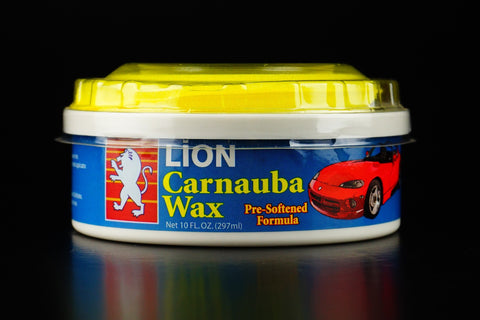 LION - SS-330 - ATC-LN-1043 - AUTOMOTRIZ CONSUMIBLES - PRODUCTOS DE LIMPIEZA, CERAS Y SHAMPOOS - CERAS Y PULIDORES - CERA CON CARNAUBA EN PASTA 10 OZ