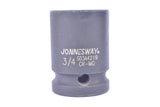 JONNESWAY - S03A4226 - HER-JW-2581 -  - CUBOS Y ACCESORIOS -  - CUBO IMPACTO CORTO ESPIGA 1/2" - 3/8" X 38 MM - 3/8" X 38 MM