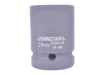 JONNESWAY - S03A6251 - HER-JW-2772 -  - CUBOS Y ACCESORIOS -  - CUBO IMPACTO CORTO ESPIGA 3_4 6PTS - 17 MM X 50 MM - 17 MM X 50 MM