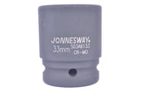 JONNESWAY - S03A6251 - HER-JW-2772 -  - CUBOS Y ACCESORIOS -  - CUBO IMPACTO CORTO ESPIGA 3_4 6PTS - 17 MM X 50 MM - 17 MM X 50 MM