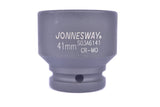 JONNESWAY - S03A6251 - HER-JW-2772 -  - CUBOS Y ACCESORIOS -  - CUBO IMPACTO CORTO ESPIGA 3_4 6PTS - 17 MM X 50 MM - 17 MM X 50 MM