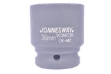 JONNESWAY - S03A6251 - HER-JW-2772 -  - CUBOS Y ACCESORIOS -  - CUBO IMPACTO CORTO ESPIGA 3_4 6PTS - 17 MM X 50 MM - 17 MM X 50 MM