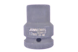 JONNESWAY - S03A6251 - HER-JW-2772 -  - CUBOS Y ACCESORIOS -  - CUBO IMPACTO CORTO ESPIGA 3_4 6PTS - 17 MM X 50 MM - 17 MM X 50 MM