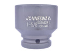 JONNESWAY - S03A6251 - HER-JW-2772 -  - CUBOS Y ACCESORIOS -  - CUBO IMPACTO CORTO ESPIGA 3_4 6PTS - 17 MM X 50 MM - 17 MM X 50 MM