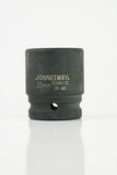 JONNESWAY - S03A6133 - HER-JW-2757 - HERRAMIENTA MANUAL - CUBOS Y ACCESORIOS -  - CUBO IMPACTO CORTO ESPIGA 3_4 6PTS - 17 MM X 50 MM - 17 MM X 50 MM