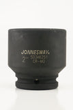 JONNESWAY - S03A6251 - HER-JW-2772 -  - CUBOS Y ACCESORIOS -  - CUBO IMPACTO CORTO ESPIGA 3_4 6PTS - 17 MM X 50 MM - 17 MM X 50 MM