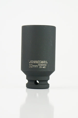 JONNESWAY - S03AD4125 - HER-JW-2563 - HERRAMIENTA MANUAL - CUBOS Y ACCESORIOS - CUBOS IMPACTO ESPIGA 1/2 PULGADA LARGOS - CUBO IMPACTO LARGO ESPIGA 1/2" 6 PUNTOS - 25 MM X 78 MM - 25 MM X 78 MM