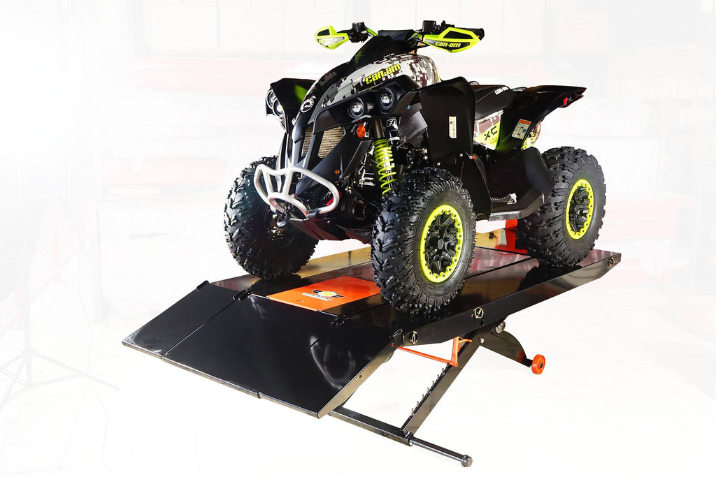 TOTAL TOOLS - JMML-1000MT - ATH-TT-1071 - AUTOMOTRIZ EQUIPO - ELEVADORES - ELEVADORES DE MOTOS - ELEVADOR HIDRONEOMATICO PARA MOTOCICLETAS Y CUADRACICLOS CAPACIDAD 1500 LBS