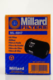MILLARD - ML-4847 - ATC-MD-3023 -  - FILTROS AUTOMOTRICES -  - FILTRO PARA ACEITE FIAT CITROEN OPEL PEUGEOT