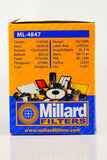 MILLARD - ML-4847 - ATC-MD-3023 -  - FILTROS AUTOMOTRICES -  - FILTRO PARA ACEITE FIAT CITROEN OPEL PEUGEOT