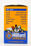 MILLARD - ML-3600 - ATC-MD-3040 -  - FILTROS AUTOMOTRICES -  - FILTRO PARA ACEITE FORD MAZDA DODGE