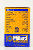MILLARD - ML-5552 - ATC-MD-3016 -  - FILTROS AUTOMOTRICES -  - FILTRO PARA ACEITE VOLKSWAGEN