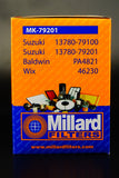 MILLARD - MK-79201 - ATC-MD-2048 -  - FILTROS AUTOMOTRICES -  - FILTRO PARA AIRE CHEVROLET SUZUKI
