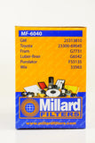 MILLARD - MF-6040 - ATC-MD-1038 -  - FILTROS AUTOMOTRICES -  - FILTRO PARA COMBUSTIBLE TOYOTA LAND CRUISER DAIHATSU FERROZA