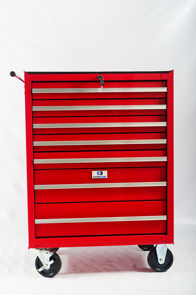 TOTAL TOOLS - GMT-111 - HER-TT-1004 - HERRAMIENTA MANUAL - GABINETES, MUEBLES Y ORGANIZADORES - GABINETES-MUEBLES Y ORGANIZADORES - GABINETE METALICO RODANTE CON 7 GAVETAS