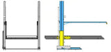 TOTAL RACING - S4D-2 - ATE-TR-1400 -  - ELEVADORES -  - ELEVADOR DE 2 POSTES CON TOPE ELECTROHIDRAULICO  9.000 LIBRAS 220 VOLTIOS 60 HZ