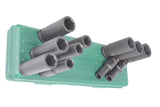 JONNESWAY - S03AD4111S - HER-JW-2970 -  - CUBOS Y ACCESORIOS -  - JUEGO DE CUBOS ESPIGA 1/2" IMPACTO MILIMETRICO LARGOS
