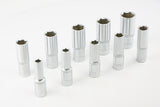 JONNESWAY - S04HD411S - HER-JW-2969 -  - CUBOS Y ACCESORIOS -  - JUEGO DE CUBOS ESPIGA 1/2" LARGO 10-24 MM 10 PIEZAS