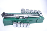 JONNESWAY - S04H6415S - HER-JW-2978 -  - CUBOS Y ACCESORIOS -  - JUEGO DE CUBOS ESPIGA 3/4" PULGADAS 10 PIEZAS