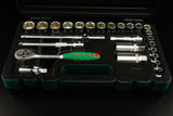 JONNESWAY - S68H3126S - HER-JW-5494 -  - CUBOS Y ACCESORIOS -  - JUEGO DE CUBOS ESPIGA 3/8" 12 PUNTOS 26 PIEZAS