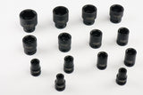JONNESWAY - S03A4414S - HER-JW-2971 -  - CUBOS Y ACCESORIOS -  - JUEGO DE CUBOS IMPACTO ESPIGA 1/2" 6 PUNTOS 3/8"-1.1/4" 14 PIEZAS