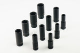JONNESWAY - S03AD4211S - HER-JW-2963 -  - CUBOS Y ACCESORIOS -  - JUEGO DE CUBOS IMPACTO LARGO ESPIGA 1/2" 6 PUNTOS 10-24 MM 11 PIEZAS